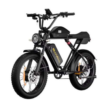 Retro Dual Motors Dual Battery E Bike
